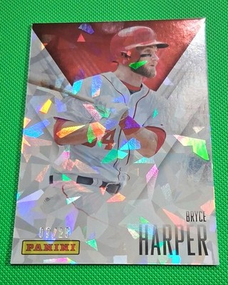 Bryce Harper 2014 Panini Fathers Day Cracked Ice /25
