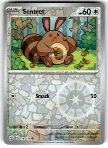 Pokemon SV09 Journey Together Card Sentret 118/159 Reverse Holo