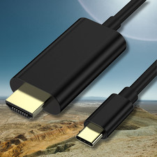 USB C to 4K HDMI Cable Video Converter Adapter 6Ft Type C to HDMI 4K Cord
