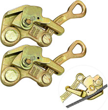 2Pcs Cable Grip Steel Wire Puller 1 Ton, Cabl...