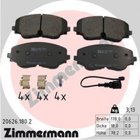 Zimmermann BremsbelÄGe Satz Vorne Passend FüR Audi A3 Cupra Formentor Leon Vw Ar