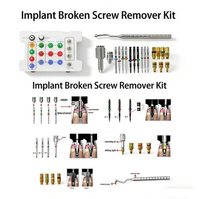 Universal Implant Fractured Screw Removal Kit Neobiotech SR Repair Tool Dental