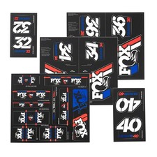 Fox Heritage Decal Kit For Forks And Shocks Redwhiteblue Fox Heritage Decal Kit For Forks And Shocks Redwhiteblue