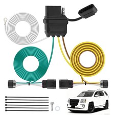 Nilight 4 Pin Trailer Wiring Harness Kit Chevy Equinox/GMC Terrain 2010-2017