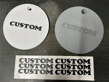 Borbet A Wheel Custom Flat Caps Merc Bmw Vw Any Text Set Of 4 3d Printed