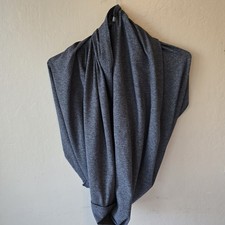 LULULEMON VINYASA Scarf Heather Blue Snap - Excellent Used Condition