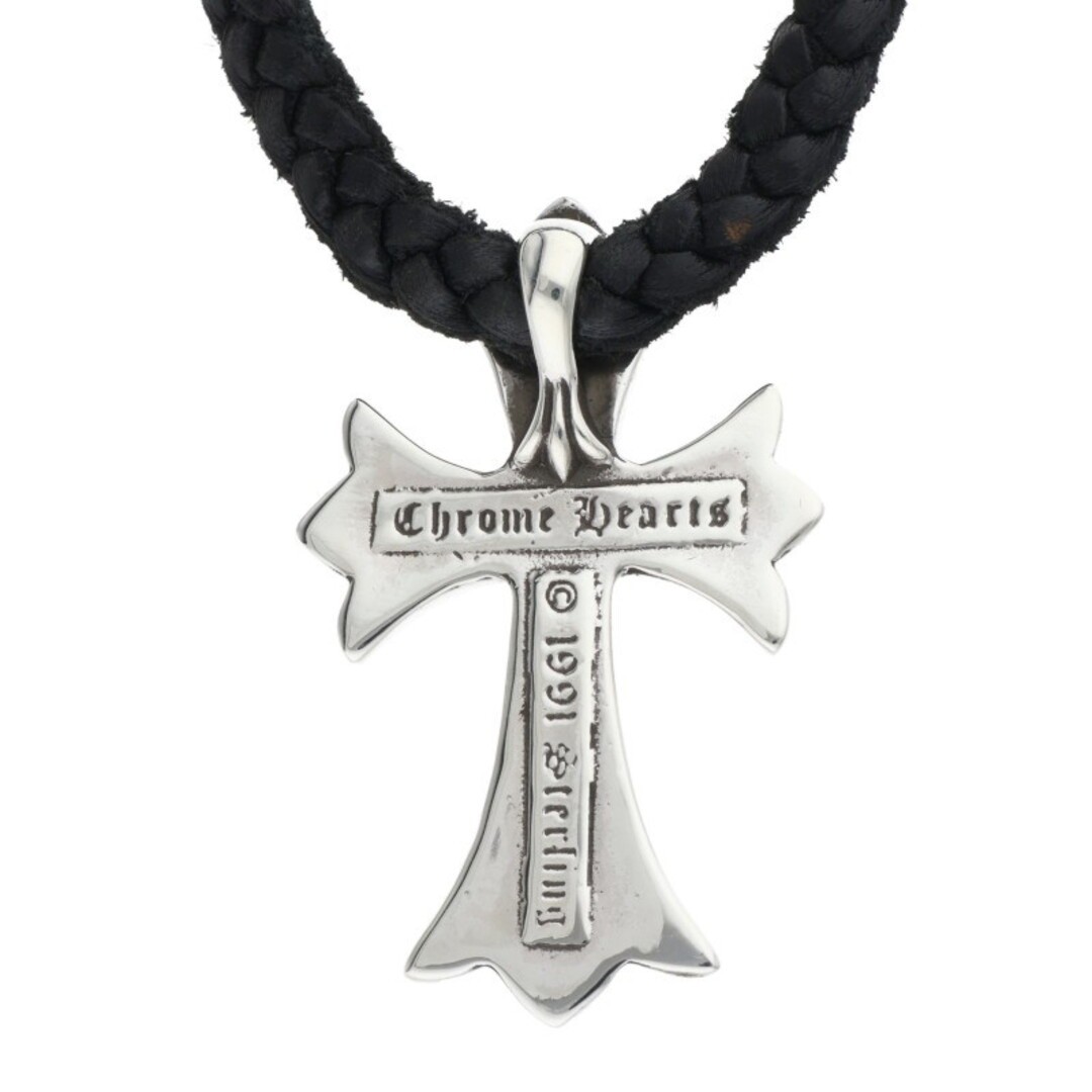 Chrome Hearts CH CRS SML BC Small Cross Bolo Tip W Silver Necklace Men's Used a3 thumbnail 4