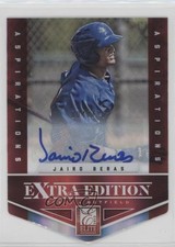 2012 Elite Extra Edition Aspirations Die-Cut Signatures Jairo Beras Auto fm0
