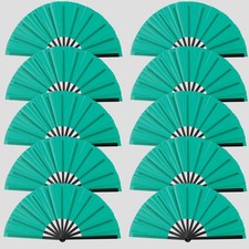 10 Pcs Boots on The Ground Hand Fan Bulk, Folding Popping Clacking Fans for L...