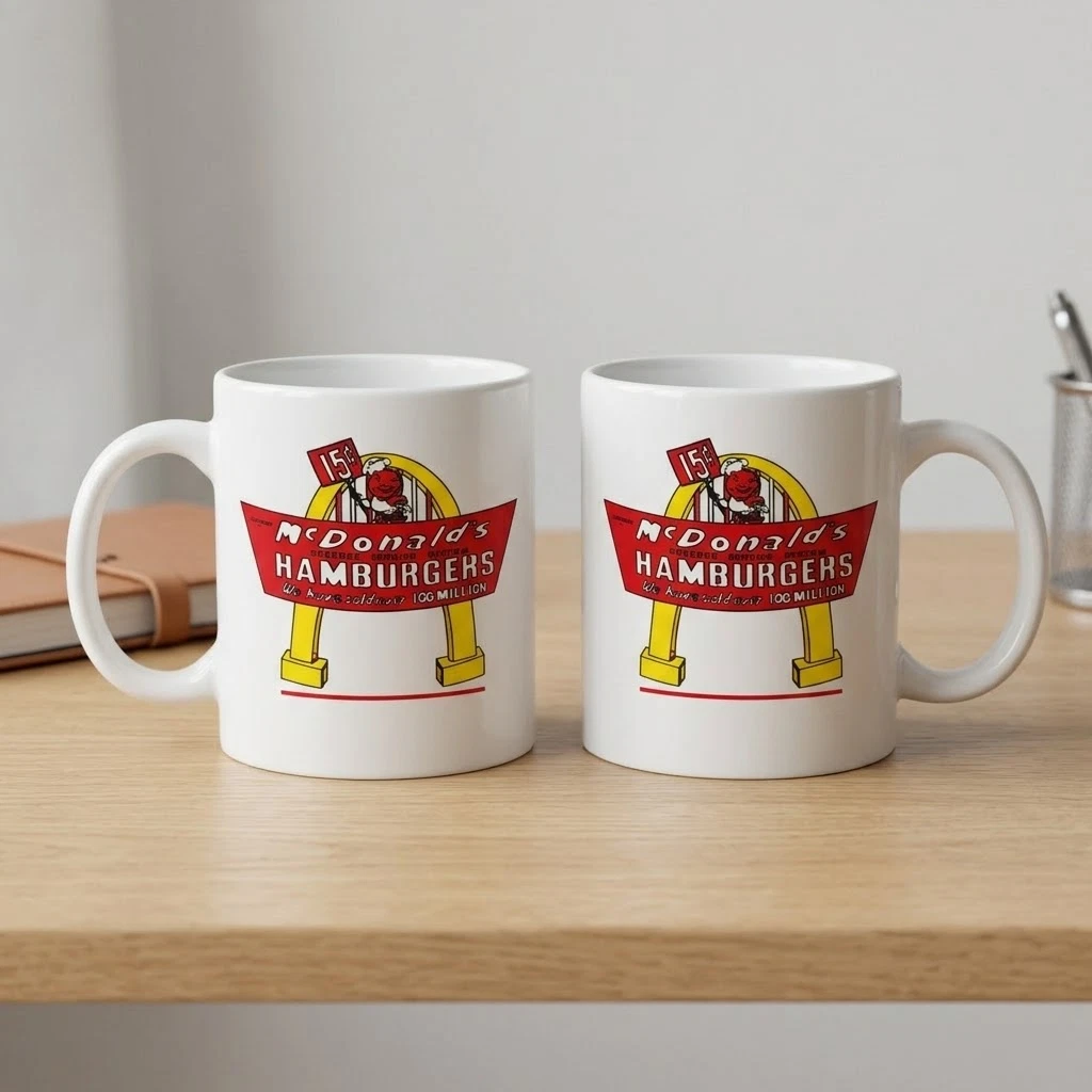 10oz heavy ceramic coffee mug Set of 6 Colorful Pottery Coffee Mugs, 10 oz main image 0