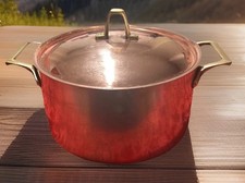 Paul Revere Ware 3Qt 1776-1976 Bicentennial Copper, Brass, SS Stock Pot W/Lid