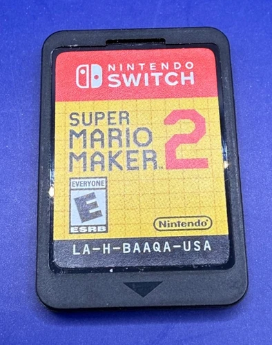 Super Mario Maker 2 - Nintendo Switch - CARTRIDGE ONLY, Tested/Working, VG