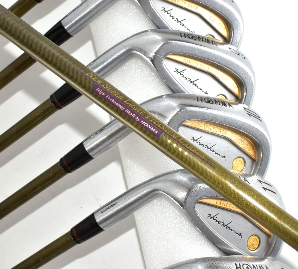 RARE LH 4Star Honma LB-606 Cavity 10p 3-4-5-6-7-8-9-10-11-S R-1 Golf Iron Set 4S - Image 3 of 4