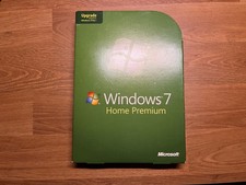 Microsoft Windows 7 Home Premium Upgrade Box Set 2 Discs 32-bit 64-bit