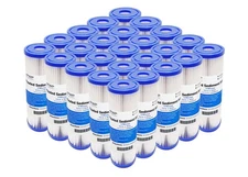 Pleated Poly Sediment Water Filter Cartridge Standard 2.5x10" 5 Micron 25 Pack