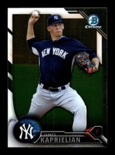JAMES KAPRIELIAN ⚾ 2016 Bowman Chrome Prospects #BCP71 NY Yankees