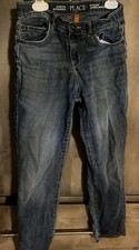 THE CHILDREN  S PLACE TCP BOYS STRETCH EXTENSIBLE ADJUSTABLE WAIST DENIM JEANS 10