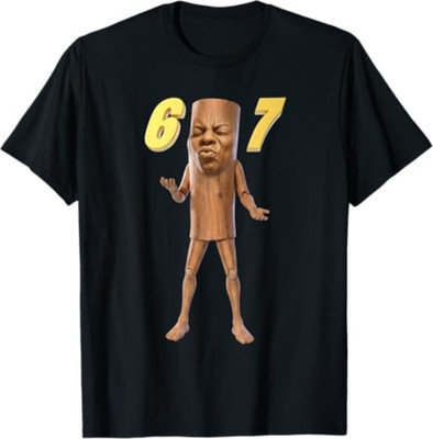 Funny Tung Tung Tung 67 Meme Triple T Speed Face Brainrot T-Shirt