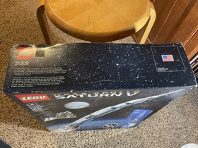 New LEGO Ideas NASA Apollo Saturn V.  21309  RETIRED. Box shows slight wear.