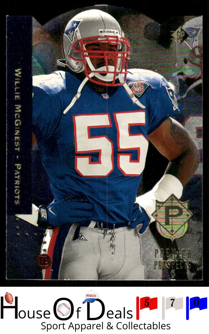 1994 SP #4 Willie McGinest New England Patriots Football card Die Cut Rookie RC