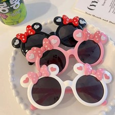 New Children Cute Cartoon UV400 Sunglasses Boys Girls Colors Outdoor Kids Sun Pr