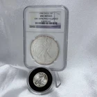 1996 1oz .999 fine silver American Silver Eagle ASE with bonus 1/10 oz round[y6]