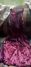 Target Velvet Grape Sleeveless Dress Size M New With Tags 