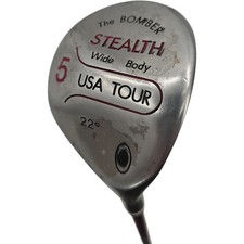 USA Tour The Bomber Stealth Wide Body Super Size 22° 5 Wood" Graphite Shaft 42"