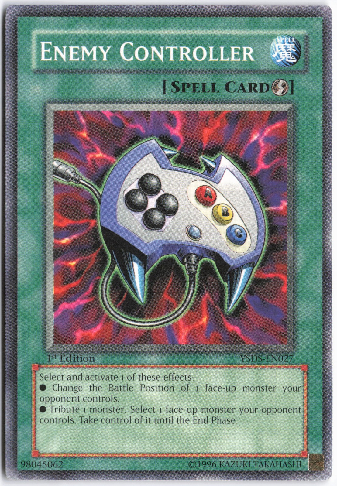 Yugioh - Enemy Controller YSDS-EN027 1st Edition - Starter Deck: Syrus Truesdale