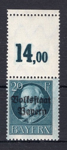 Bayern 121LF Con Campo Libero MICHEL MINT NEVER HINGED MNH (y81635