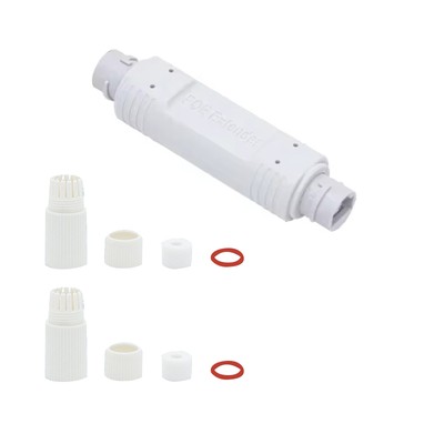 Wasserdichter POE Repeater 100mbps IEEE802.3af/at RJ45 DC44-57V Plug and Play