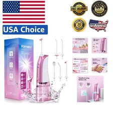 Effortless Oral Hygiene: Cordless 300ML Water Flosser with 5 Tips for Daily Use