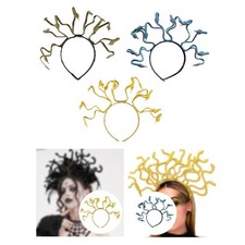 Medusa Headband Snake Headpiece for Masquerade Carnival Stage Performances Rave