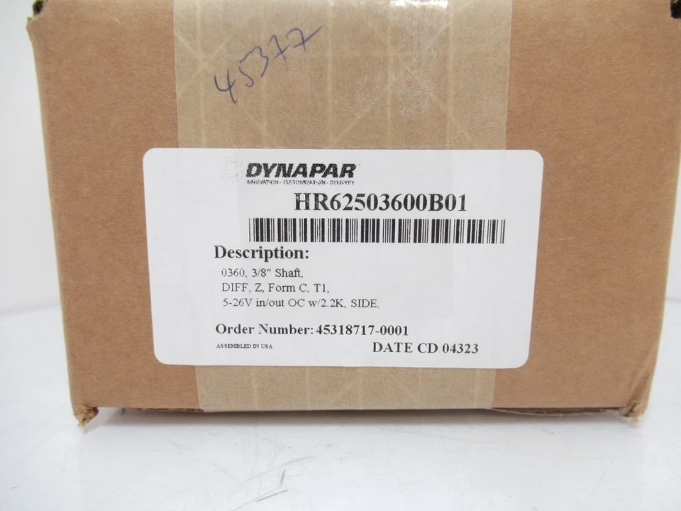 Dynapar HR62503600B01 Incremental Shafted Encoder 0360, 3/8" Shaft - Image 3 of 4