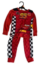 Character Toddler Cosplay Sleepwear Set – 2-Piece – Disney Pixar Cars – Red