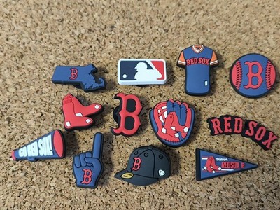 MLB Boston Red Sox Shoe Charms Pins Schuhanstecker für Clogs und Crocs 