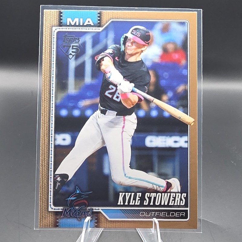 Topps 2026 Series 1 Kyle Stowers Marlins #293 Gold Parallel Serial /2026
