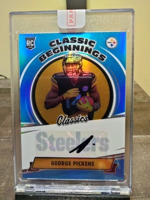 2022 Panini Classics - Classic Beginnings George Pickens Auto #CB-19 (RC) 5/5