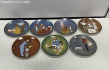 Norman Rockwell Museum American Family Series II 7pc Collectors plates
