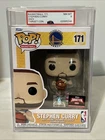 FUNKO POP NBA STEPHEN CURRY #171 TARGET CON 2024 GRADED PSA 8  VAULTED❗️READ❗️