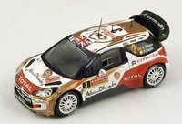 Spark S3788 1:43 Citroen DS3 No. 3 Rallye Monte Carlo 2014 Modellauto
