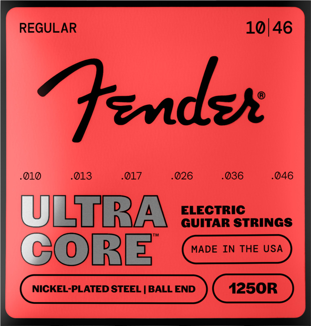 Fender Ultracore Nickel Plated Steel Regular 1250 Electric Guitar Strings 10-46 2690₽