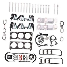 Full Head Gasket Set with Bolt, Engine Cylinder Head Gasket kit, Compatible 