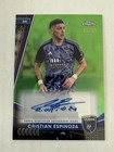2024 Topps Chrome MLS Cristian Espinoza Auto Neon Green Refractor #66/99 SSP