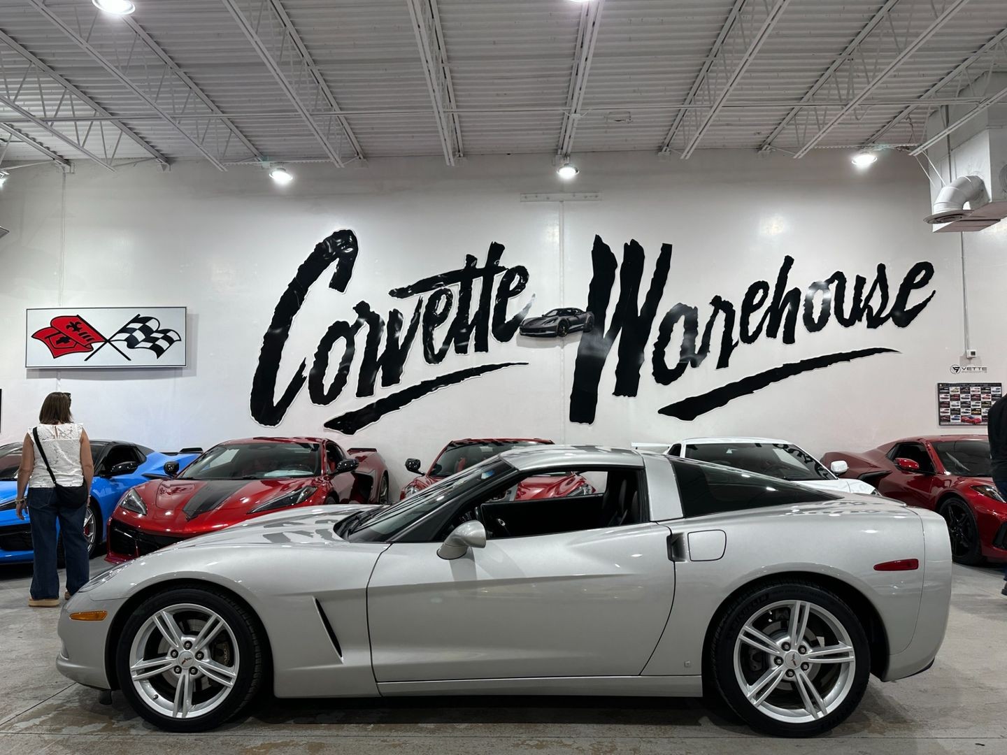 2008 Machine Silver Metallic Chevrolet Corvette   | C6 Corvette Photo 2