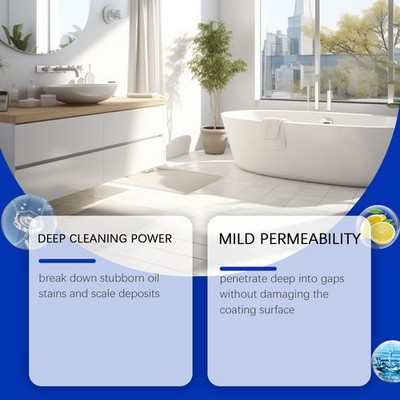 Tile Floor Cleaner All-Purpose Stain Remover for Kitchen and Bathroom Home Use