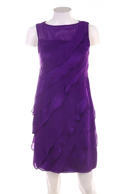 coast Kleid Partykleid XXS lila transparent