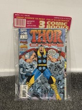 Marvel Comics 3 Comic Books Sealed Pack Bundle Thor  Avengers
