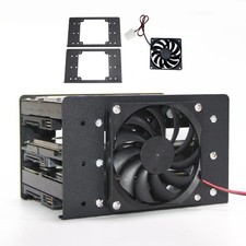 Heavy Duty Metal Fan Hard Disk Bracket Holder For Customizable PC Cooling Setups
