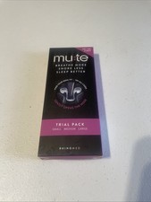 Rhinomed Mute Nasal Dilator Snore Reduction Anti-Snoring Trial Pack S/M/L Sealed